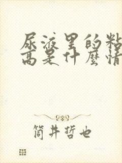 尿液里的粘液丝高是什么情况