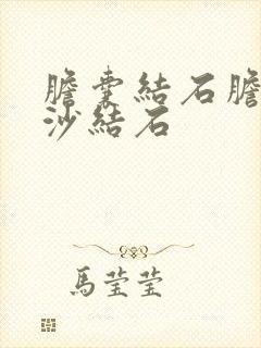 胆囊结石胆囊泥沙结石