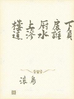 楼上厨房下水管道渗水谁负责