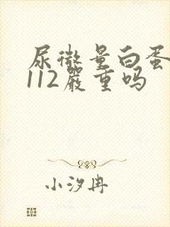 尿微量白蛋白高112严重吗