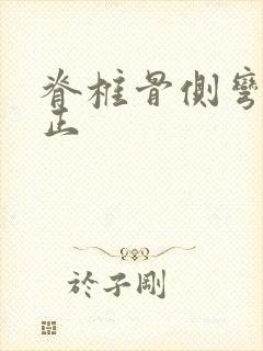 脊椎骨侧弯曲矫正