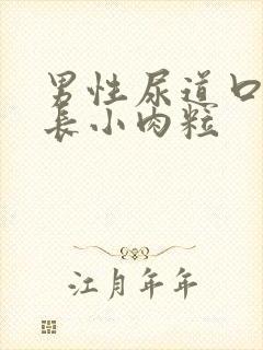 男性尿道口皮上长小肉粒