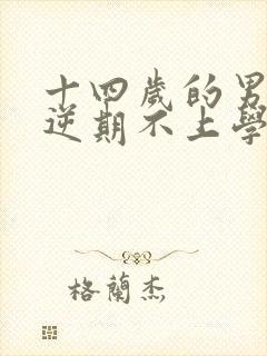 十四岁的男孩叛逆期不上学