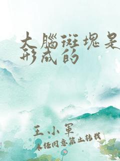 大脑斑块是怎么形成的