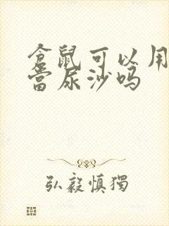 仓鼠可以用猫砂当尿沙吗