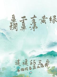 鼻子有黄绿色浓稠鼻涕