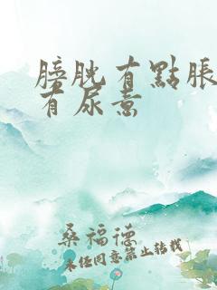 膀胱有点胀一直有尿意