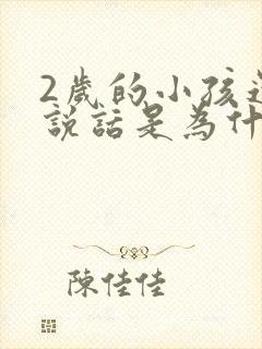 2岁的小孩还不说话是为什么