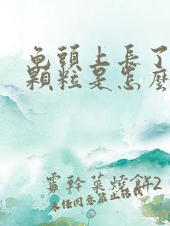 龟头上长了些小颗粒是怎么回事