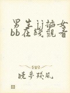 男生jj插女生bb在线观看视频