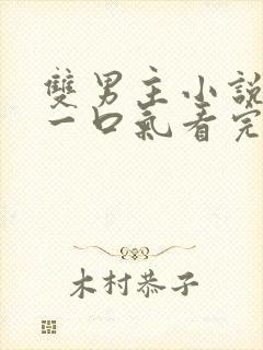 双男主小说推文一口气看完