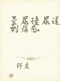 晨尿后尿道口有刺痛感