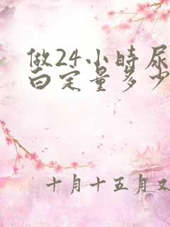 做24小时尿蛋白定量多少钱