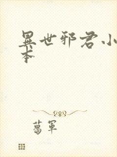 异世邪君小说完本