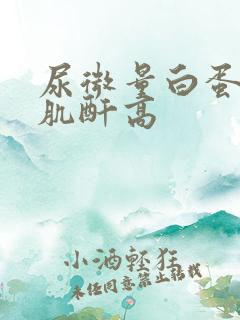 尿微量白蛋白尿肌酐高