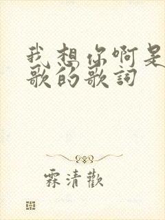 我想你啊是什么歌的歌词