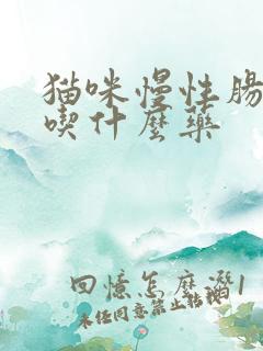 猫咪慢性肠胃炎吃什么药