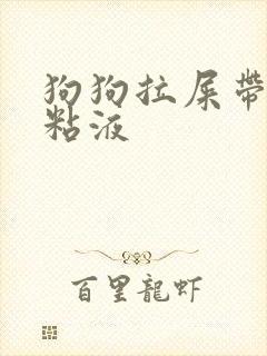 狗狗拉屎带血有粘液