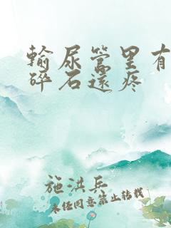 输尿管里有结石碎石还疼