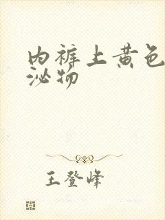 内裤上黄色的分泌物