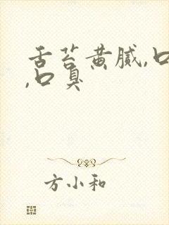 舌苔黄腻,口苦,口臭