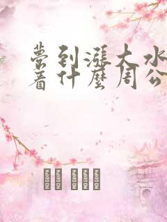 梦到涨大水预示着什么周公解梦