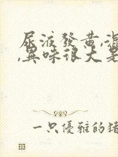 尿液发黄,混浊,异味很大是怎么回事