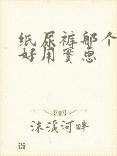 纸尿裤那个牌子好用实惠