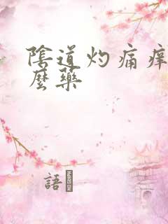 阴道灼痛痒吃什么药