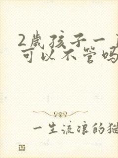 2岁孩子一直哭可以不管吗