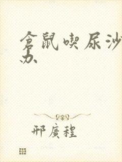 仓鼠吃尿沙怎么办