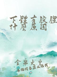 下体有股腥味是什么原因