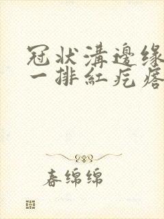 冠状沟边缘起扁一排红疙瘩很痒