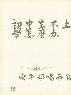 初中生不上学厌学怎么办