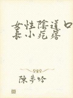 女性阴道口瘙痒长小疙瘩