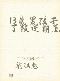 13岁男孩子到了叛逆期怎么教