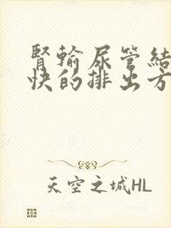 肾输尿管结石最快的排出方法