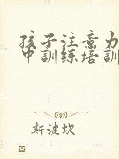 孩子注意力不集中训练培训班