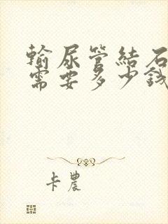 输尿管结石微创需要多少钱