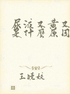 尿液又黄又浑浊是什么原因