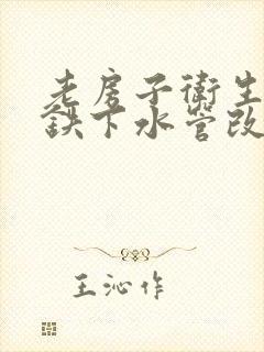 老房子卫生间铸铁下水管改造