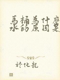 马桶为什么不上水的原因是