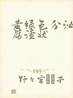 黄绿色分泌物豆腐渣状