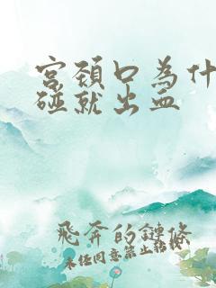 宫颈口为什么一碰就出血