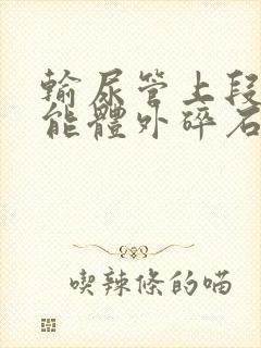 输尿管上段结石能体外碎石