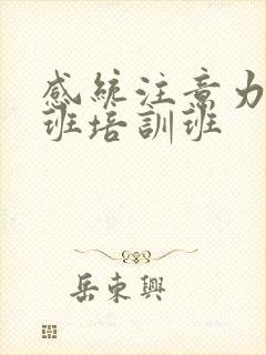 感统注意力训练班培训班