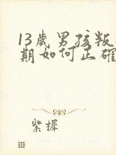 13岁男孩叛逆期如何正确引导