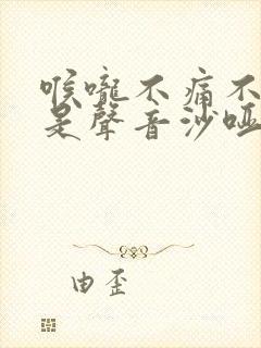 喉咙不痛不痒但是声音沙哑吃啥药