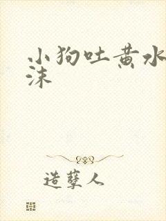 小狗吐黄水带泡沫