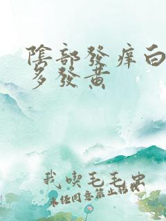 阴部发痒白带增多发黄